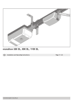 Marathon 1100 SL Operating instructions