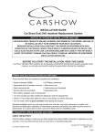Car Show Dual DVD Headrest Replacement System Installation guide