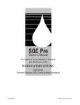 Cuno SQC Pro Owner`s manual