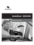 CYBEX AUTOVIEW COMMANDER - User guide