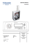 Electrolux EWM2500 Service manual