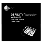 AT&T Definity 6219 User`s guide