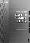 Yamaha XH200 Owner`s manual