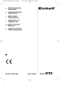 EINHELL BG-ET 3725 Operating instructions