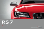 Audi RS 7 Technical data