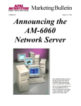 Alpha Microsystems AM-6060 Specifications