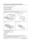 Brother HL-600 Series Setup guide