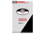 MTX Thunder4122 Owner`s manual