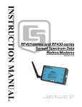 Campbell RF400 Product manual