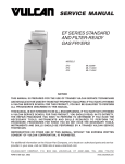 Vulcan-Hart EF4 ML-114943 Service manual