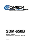 Comtech EF Data SDM-650B Specifications
