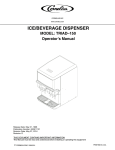 Cornelius TRIAD-150 Operator`s manual