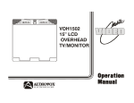 Audiovox VOH1502 Owner`s manual