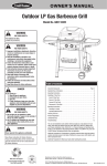 Uniflame GBC1103W Owner`s manual