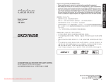 Clarion DXZ576USB Owner`s manual