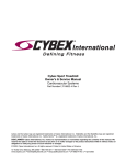 CYBEX LT-16602-4 Service manual