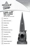 Bissell Lift-Off Steam Mop Hard Surface Cleaner User`s guide