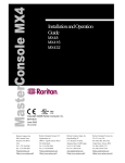 Raritan MCC4 Specifications