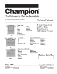 Champion Model 44-WS Gas Troubleshooting guide