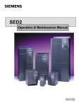 Siemens SED2 Technical data
