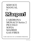 Masport Monaco Service manual