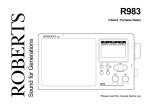 Roberts R983 Specifications