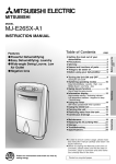 Mitsubishi Electric MJ-E26VX-A1 Instruction manual