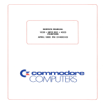 Commodore MPS-802 Service manual