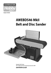 Axminster AWEBDS46 MkII Instruction manual