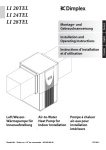 Dimplex LI 20TEL Operating instructions