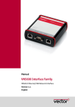 Vector VN8912 User manual