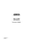 ADTRAN TSU LT User manual