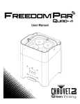 Chauvet Freedom Par User manual