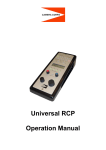 Universal Remote CAM-DC-O Specifications