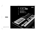 Yamaha MU5 User`s manual