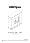 Dimplex RTOPCS20 Operating instructions
