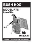 Bush Hog RTC Specifications