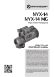 Armasight NYX-14 MG Technical data