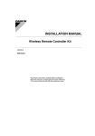Daikin FDXS25E7VMB Installation manual