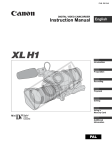 Canon XL 2 Instruction manual