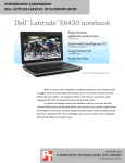 Performance comparison: Dell Latitude E6430 vs. HP EliteBook 8470p