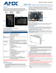 AMX MXTD-700 Product specifications