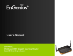 EnGenius ESR-9855G User`s manual