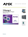 AMX WebLinx Instruction manual