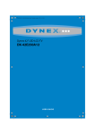 Dynex DX-42E250A12 User guide