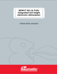 Baumatic BDW17 User manual