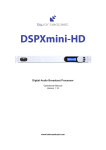 BW Broadcast DSPXmini-HD Specifications