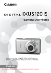 Canon IXUS 120 IS User guide