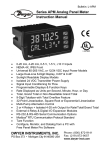 Dwyer Instruments Series APM Instruction manual