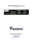 Blackrock Microsystems STIM User manual